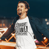 Straight Outta Yorkshire T-Shirt - Straight Outta T-Shirt - Unisex Birthday Gift Tee